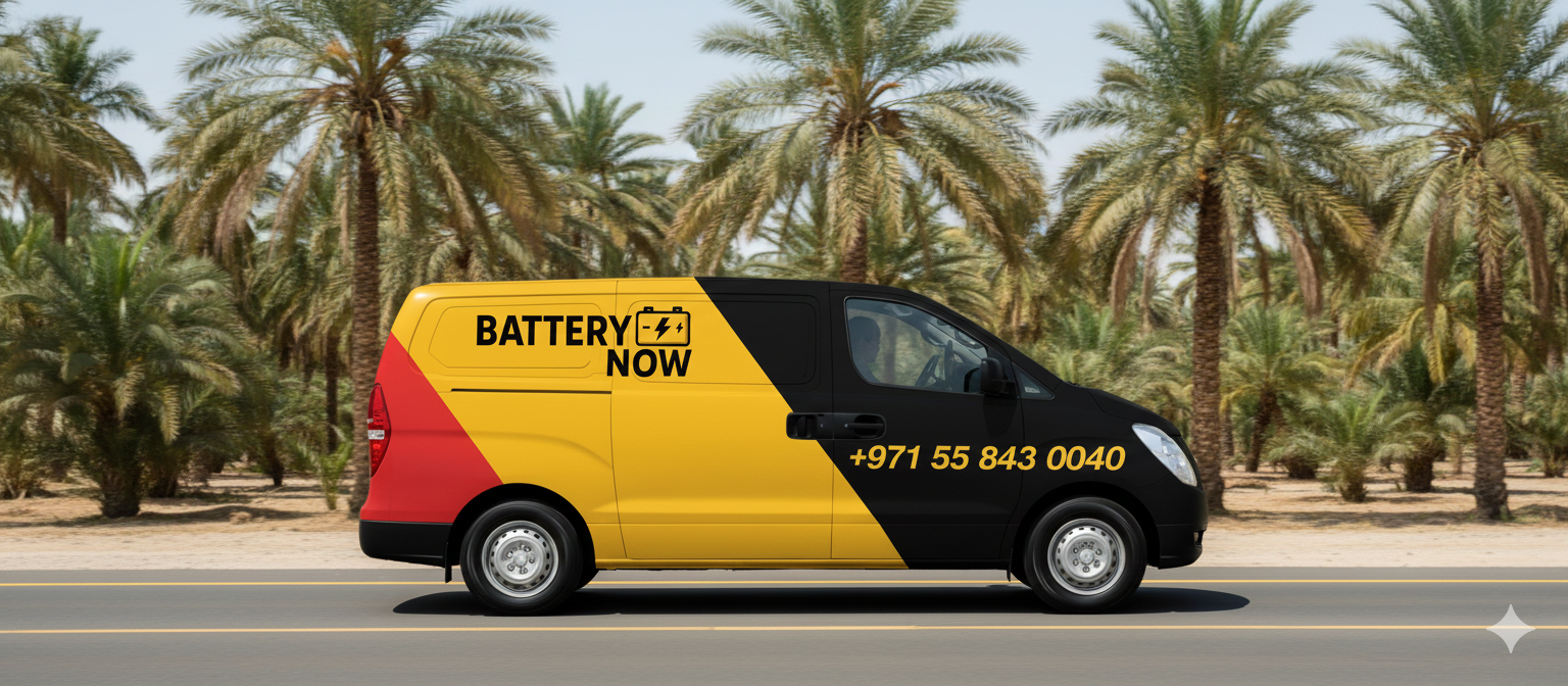 Battery Now Mobile Service Van - Car Battery Replacement Dubai